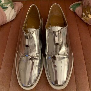 Zara Metallic oxfords